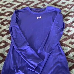 Girls Under Armour long sleeve cold gear shirt
